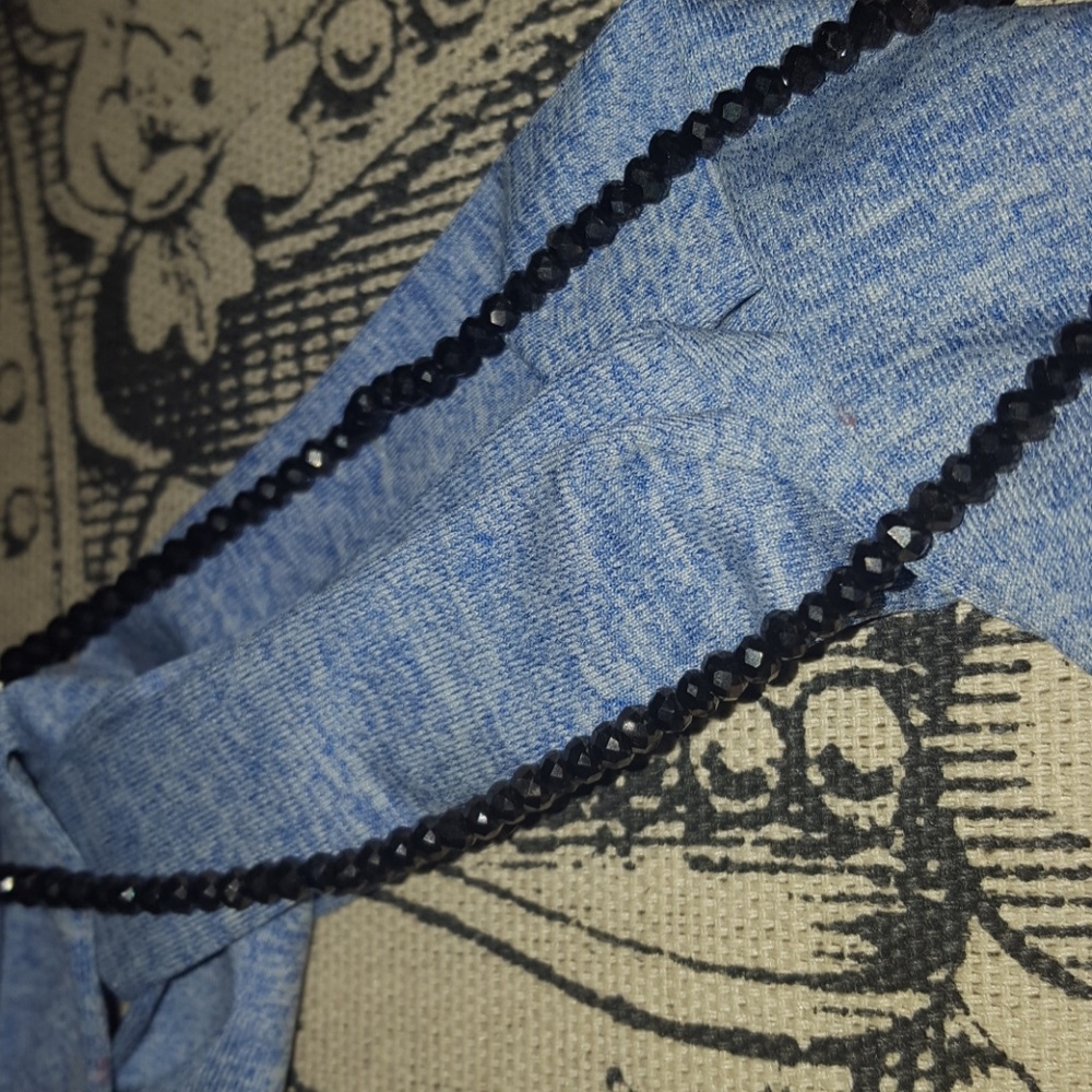 Sparkly Black Stretch Choker